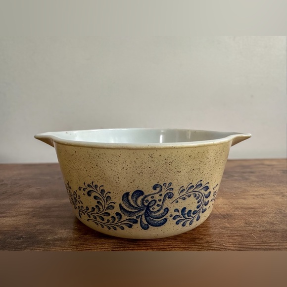 Vintage Pyrex homestead casserole set of 2 - 043 Oval and 474 - Picture 3 of 11